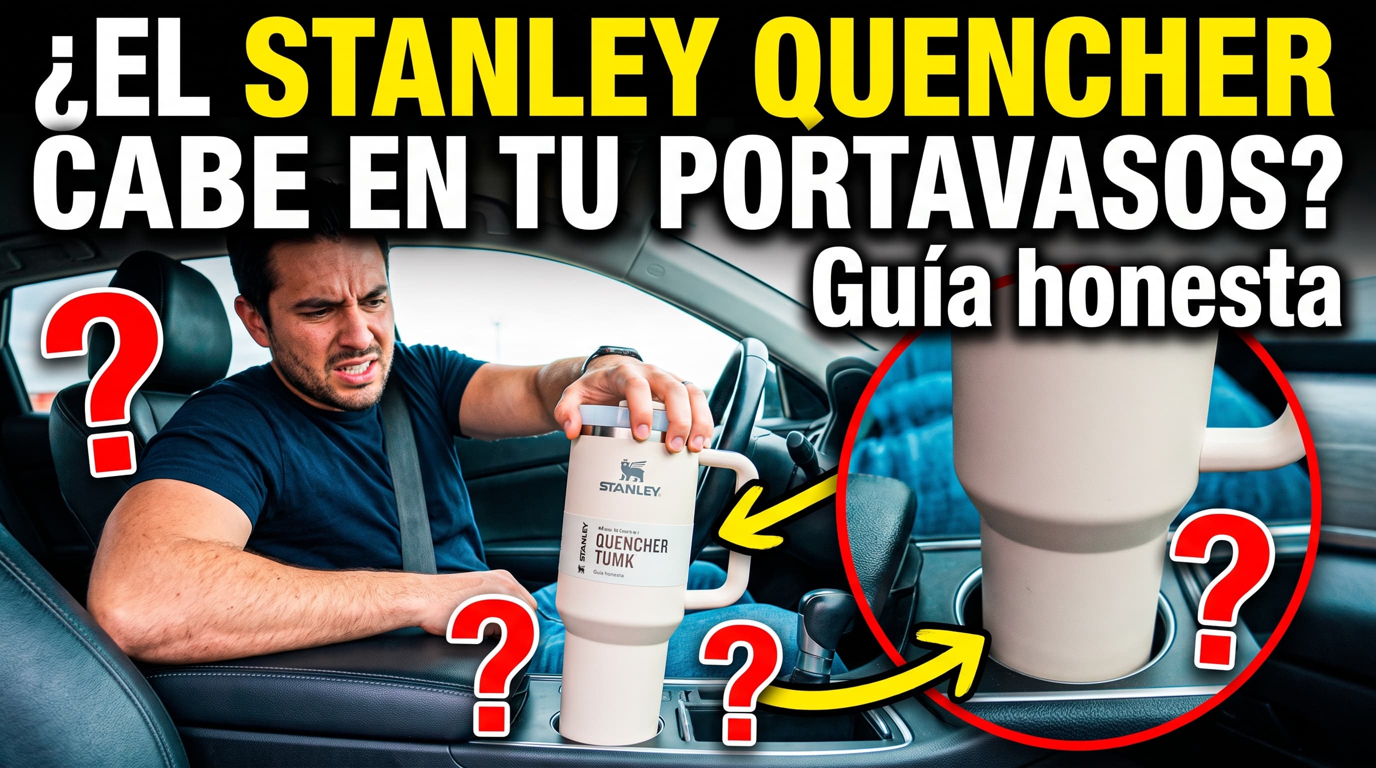 ¿El Stanley Quencher cabe en tu portavasos? Guía honesta