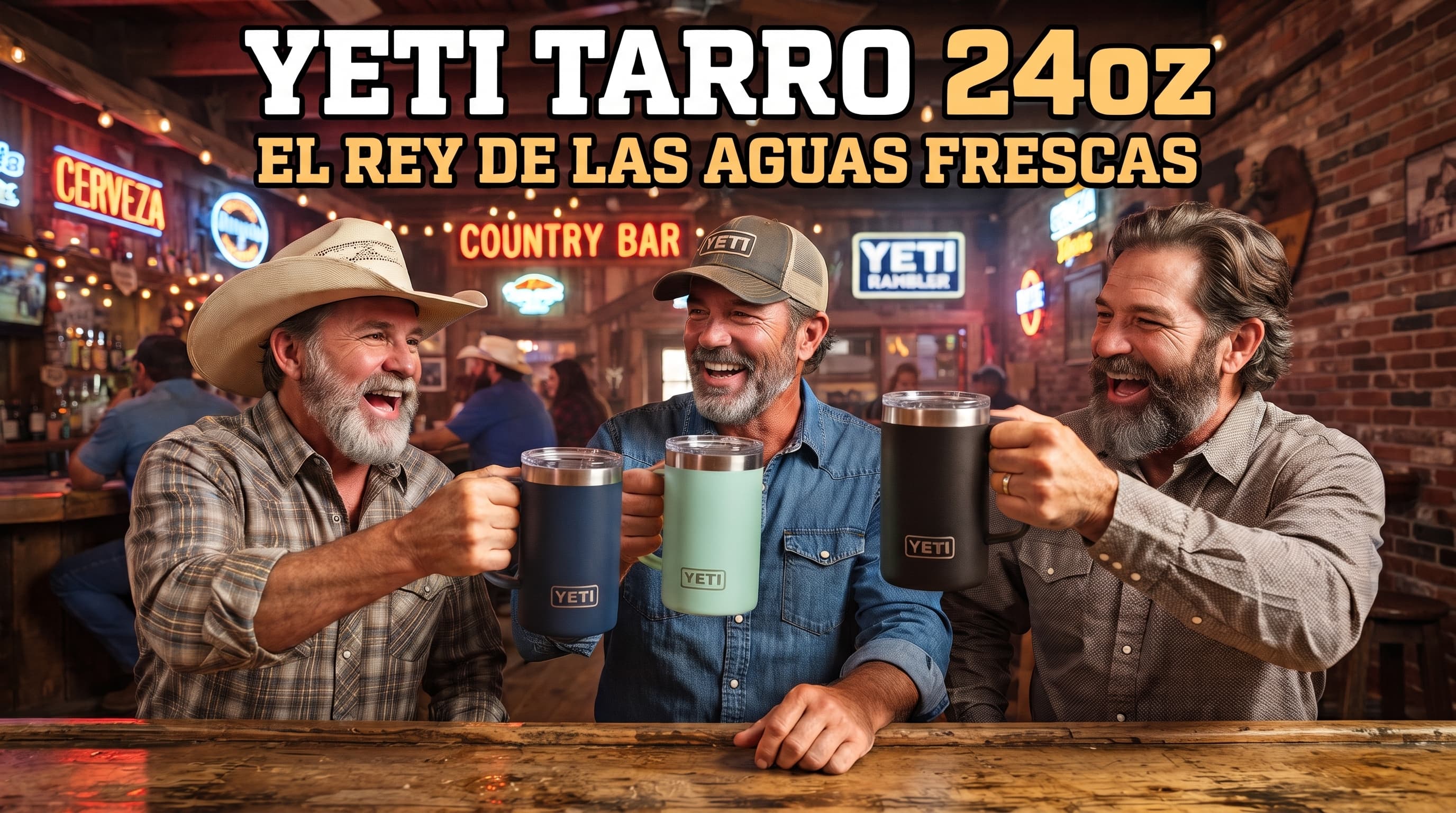 YETI Tarro 24oz: el rey de las aguas frescas