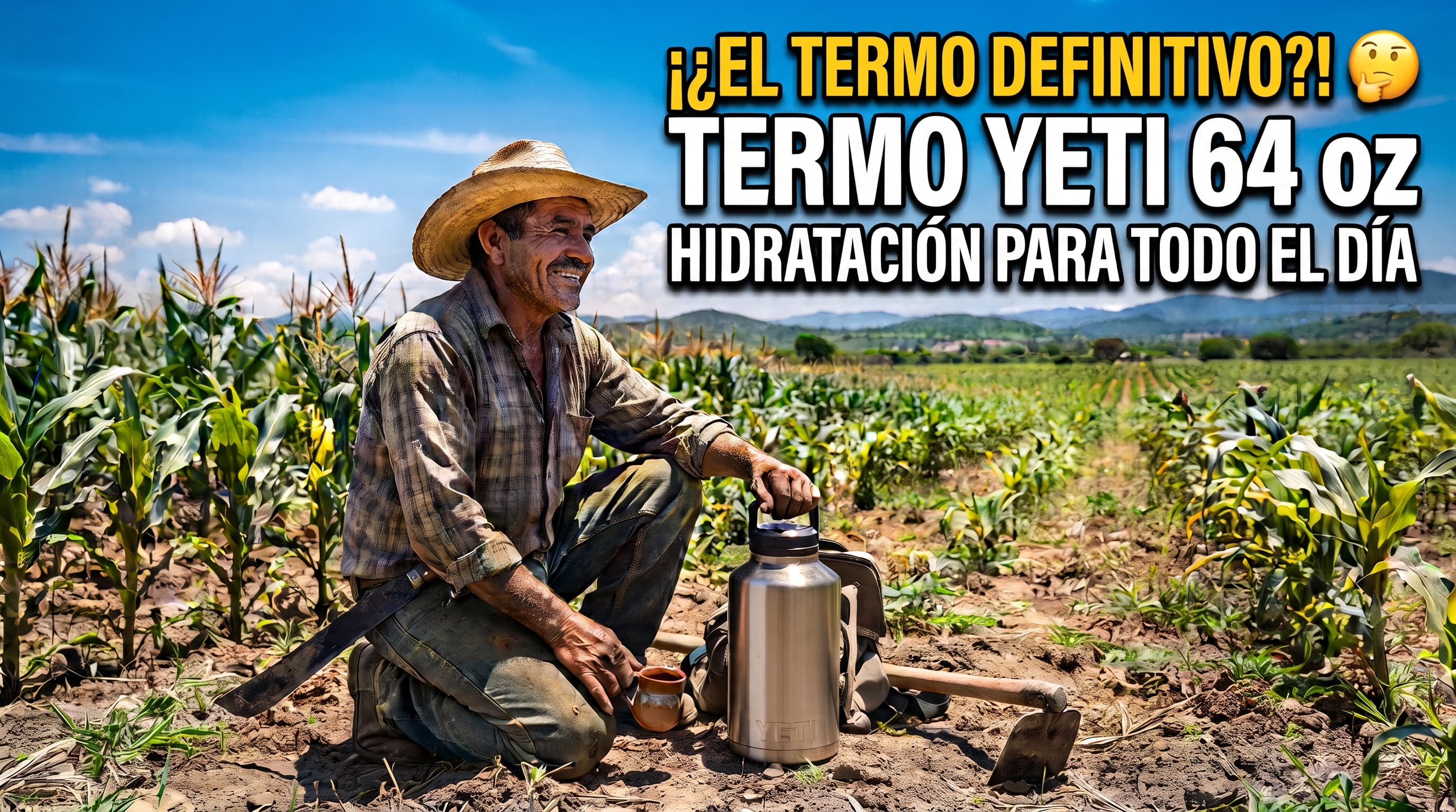 Termo YETI 64 oz: hidratación para el día completo